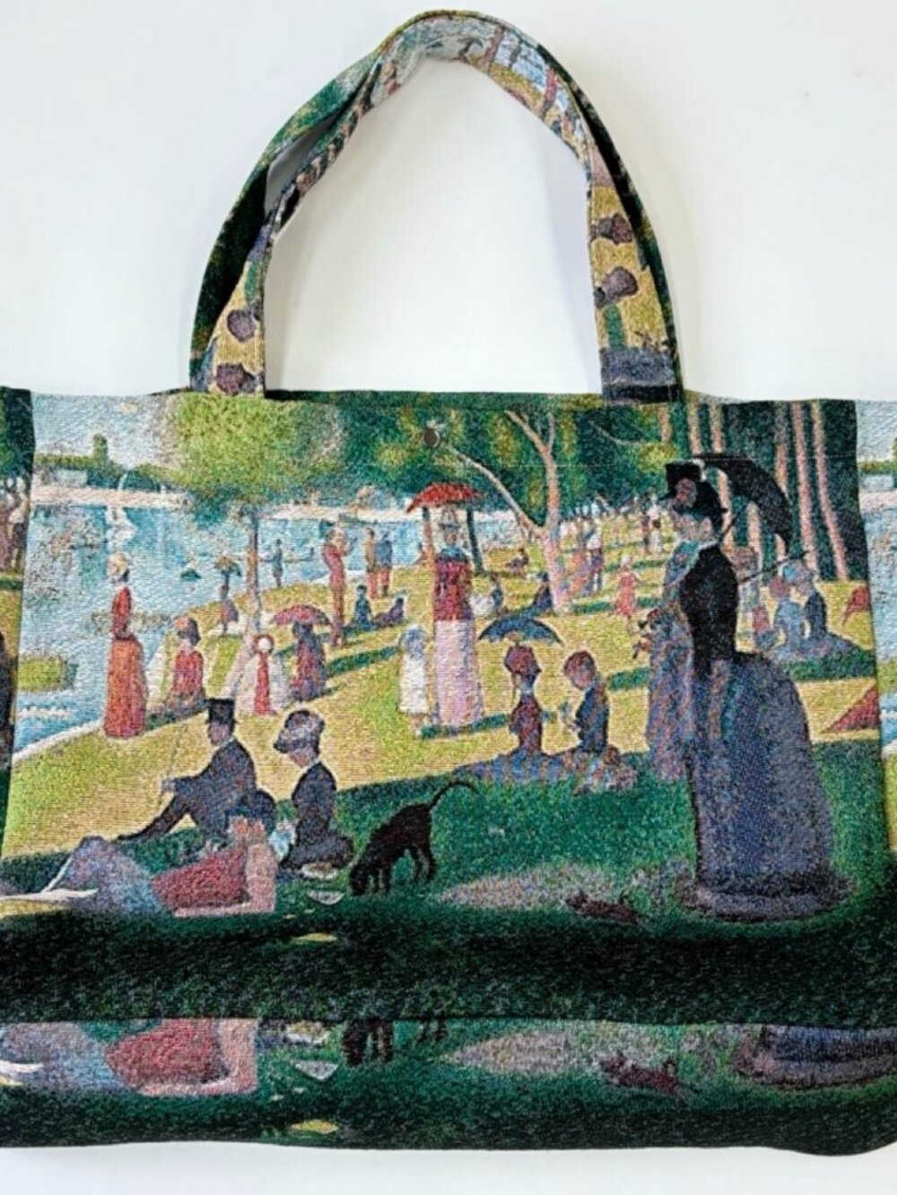 Art Tapestry Tote Bag - “A Sunday Afternoon on the Island of La Grande Jatte”